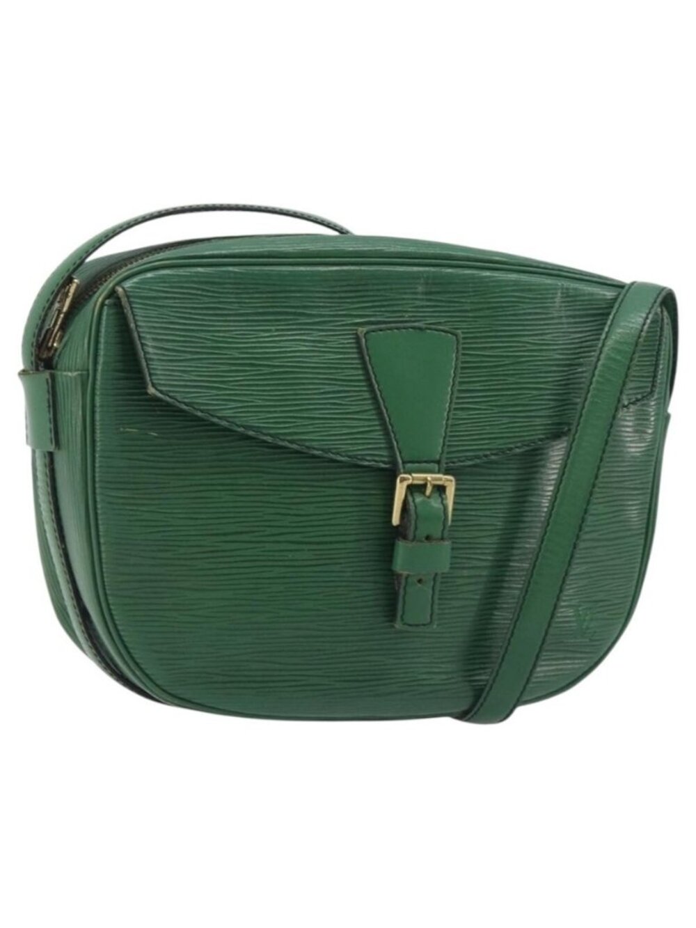 Authentic LOUIS VUITTON Epi Jeune Fille MM Shoulder Bag Green M52154 LV